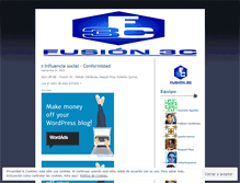 Tablet Screenshot of fusion3c4.wordpress.com