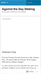 Mobile Screenshot of againsttheday.wordpress.com