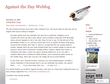 Tablet Screenshot of againsttheday.wordpress.com