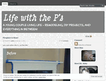 Tablet Screenshot of lifewiththeps.wordpress.com