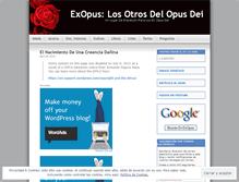 Tablet Screenshot of exopus.wordpress.com