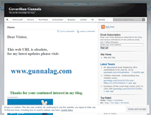 Tablet Screenshot of gunnalag.wordpress.com