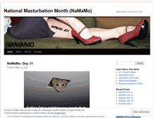 Tablet Screenshot of namawrimo.wordpress.com