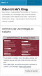 Mobile Screenshot of odontotrab.wordpress.com