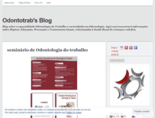 Tablet Screenshot of odontotrab.wordpress.com