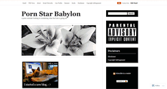 Desktop Screenshot of pornstarbabylon.wordpress.com