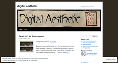 Desktop Screenshot of digitalaesthetic.wordpress.com