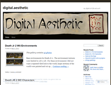 Tablet Screenshot of digitalaesthetic.wordpress.com