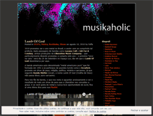 Tablet Screenshot of musikaholic.wordpress.com