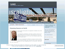 Tablet Screenshot of isralight.wordpress.com
