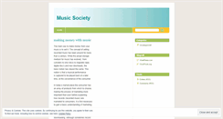 Desktop Screenshot of musicsociety.wordpress.com