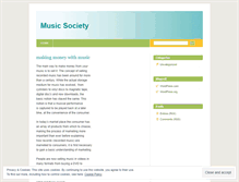Tablet Screenshot of musicsociety.wordpress.com