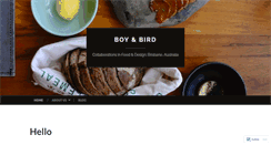 Desktop Screenshot of boyandbird.wordpress.com