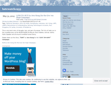 Tablet Screenshot of hatewatch1955.wordpress.com