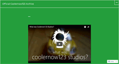 Desktop Screenshot of coolernow123.wordpress.com