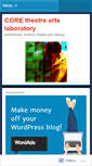 Mobile Screenshot of coretheatrelab.wordpress.com