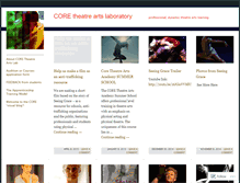 Tablet Screenshot of coretheatrelab.wordpress.com