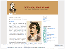 Tablet Screenshot of eminescumonamour.wordpress.com