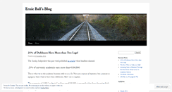 Desktop Screenshot of ernieballsblog.wordpress.com