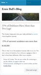 Mobile Screenshot of ernieballsblog.wordpress.com