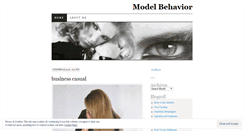 Desktop Screenshot of modbehav.wordpress.com