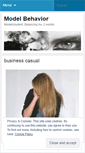 Mobile Screenshot of modbehav.wordpress.com