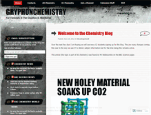 Tablet Screenshot of gryphonchemistry.wordpress.com