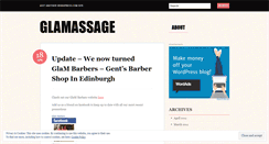 Desktop Screenshot of glamassage.wordpress.com