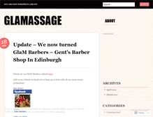 Tablet Screenshot of glamassage.wordpress.com