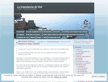Tablet Screenshot of importanciadevivir.wordpress.com