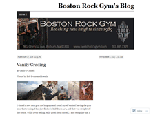 Tablet Screenshot of bostonrockgym.wordpress.com