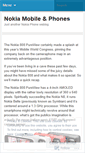 Mobile Screenshot of nokiamobiles.wordpress.com