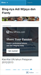 Mobile Screenshot of adifia.wordpress.com