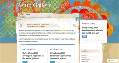 Desktop Screenshot of beningallery.wordpress.com