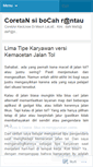 Mobile Screenshot of bocahrantau.wordpress.com