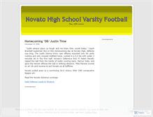 Tablet Screenshot of novatofootball.wordpress.com