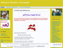 Tablet Screenshot of hasanalsaggaf.wordpress.com