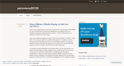 Desktop Screenshot of parovisou20129.wordpress.com