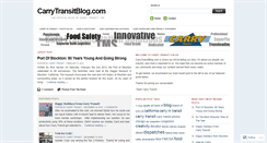 Desktop Screenshot of carrytransit.wordpress.com