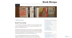 Desktop Screenshot of booksherpa.wordpress.com