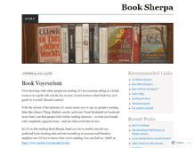 Tablet Screenshot of booksherpa.wordpress.com