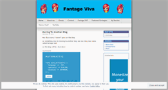 Desktop Screenshot of fantageviva.wordpress.com