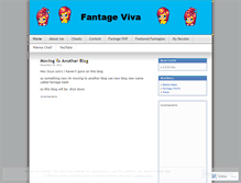 Tablet Screenshot of fantageviva.wordpress.com