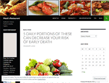 Tablet Screenshot of macksrestaurant.wordpress.com