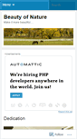 Mobile Screenshot of beautyofnature2009.wordpress.com
