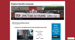 Desktop Screenshot of brightonbenefitscampaign.wordpress.com