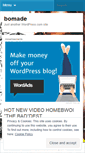 Mobile Screenshot of bomade.wordpress.com