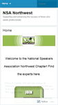 Mobile Screenshot of nsanorthwest.wordpress.com