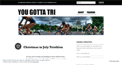Desktop Screenshot of gottatri.wordpress.com