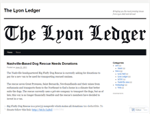 Tablet Screenshot of lyonledger.wordpress.com